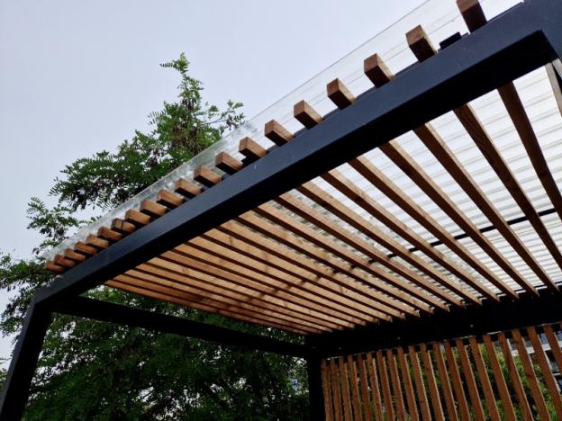 Installation de pergola en bois à Béthune
