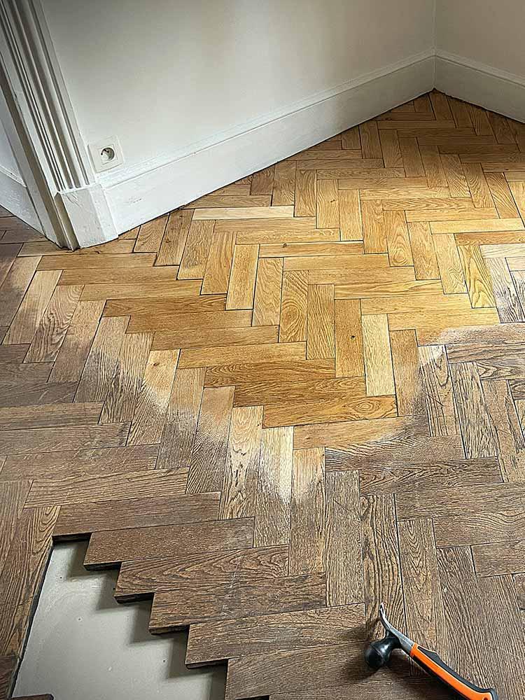 Avant rénovation parquet Lens